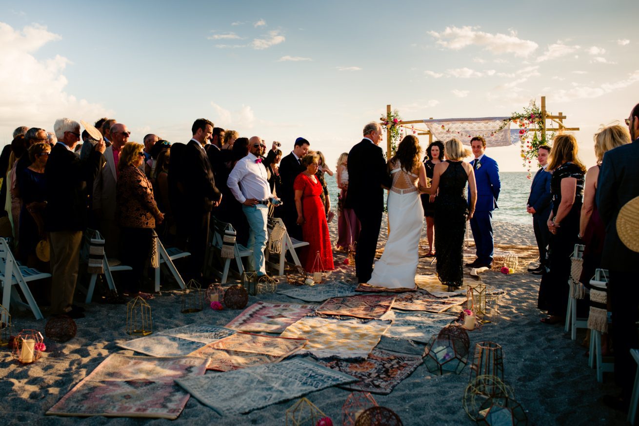 Captiva Island wedding ceremony at South Seas Island Resort, captured by Pam and Kevin through their photography.