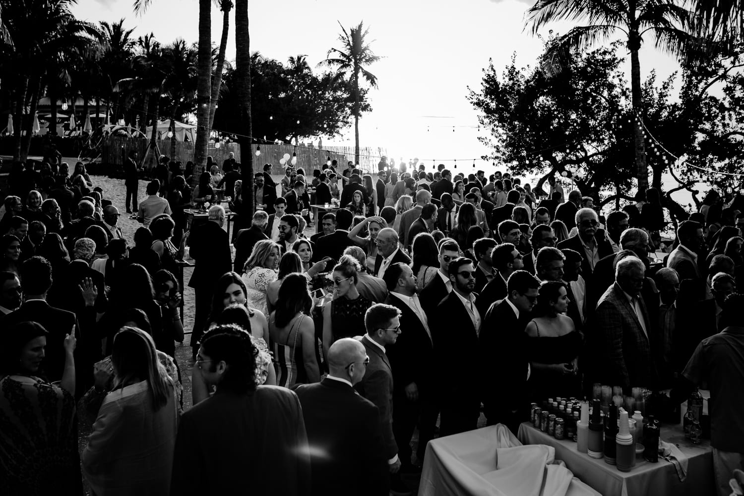 wedding moments from a destination wedding ceremony at playa largo resort in key largo florida