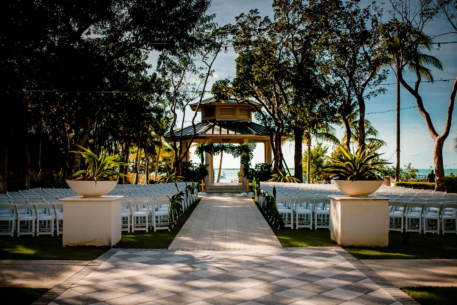 Wedding ceremony venue at Playa Largo resort
