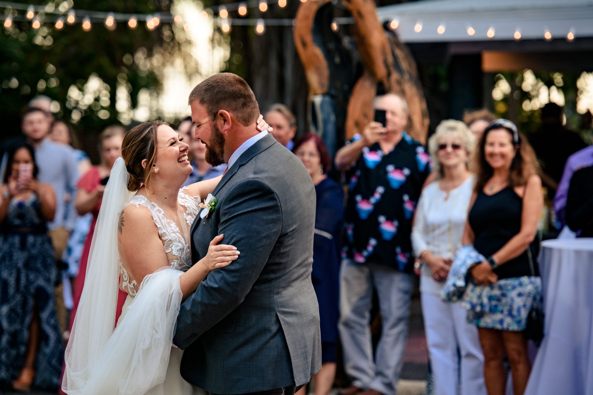 first dance for wedding couple in key west
