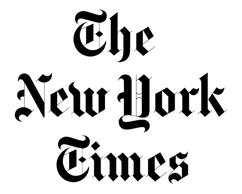 The new york times logo.