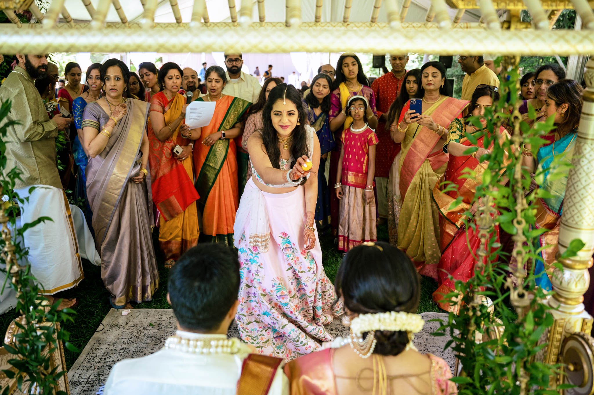 A lavish Indian wedding ceremony at the Biltmore Estate.