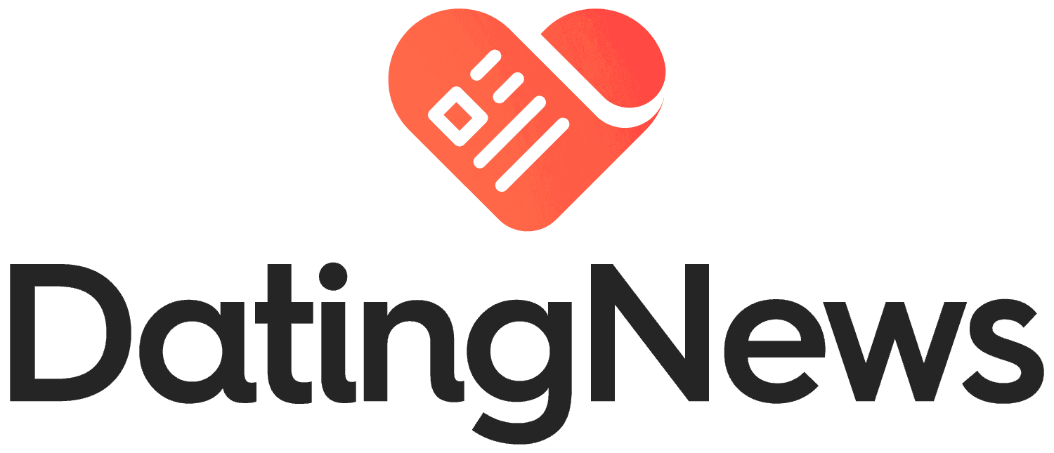 Logo of datingnews featuring a red heart with a white news icon overlay and the text "Asheville Wedding Photographer" in gray.